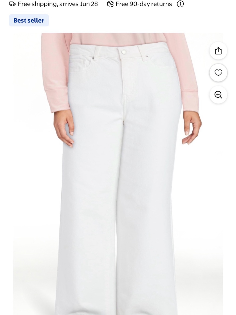 NWT Women’s Time and True Wide Leg Jeans